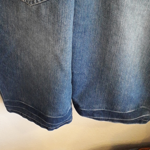 RARE Find! Disney Mickey Mouse Graphic Short Denim Overalls - Picture 9 of 11